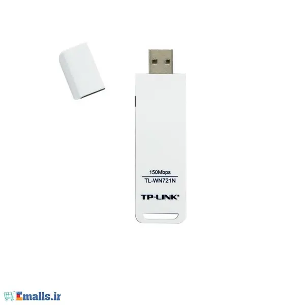 کارت شبکه USB و بی سیم تی پی لینک TL-WN721N TP-LINK TL-WN721N 150Mbps High Gain Wireless USB Adapter - 2