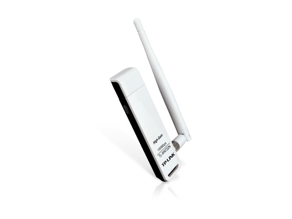 کارت شبکه USB و بی‌سیم تی پی-لینک مدل TL-WN722N TP-LINK TL-WN722N 150Mbps High Gain Wireless USB Adapter