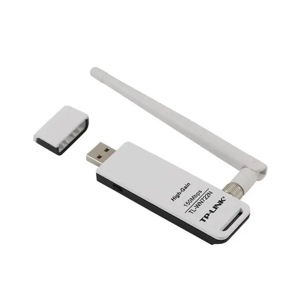 کارت شبکه USB و بی سیم تی پی-لینک مدل TL-WN722N TP-LINK TL-WN722N 150Mbps High Gain Wireless USB Adapter