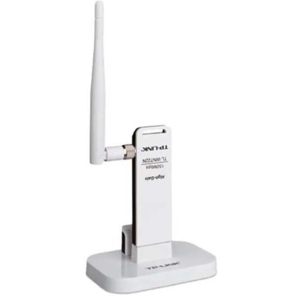 تی پی لینک کارت شبکه USB بی سیم TL-WN722NC TP-LINK TL-WN722NC 150Mbps High Gain Wireless USB Adapter - 2