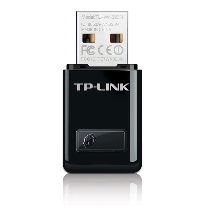 کارت شبکه بی‌سیم و USB تی پی-لینک مدل TL-WN823N TP-LINK TL-WN823N 300Mbps Wireless N Mini USB Adapter