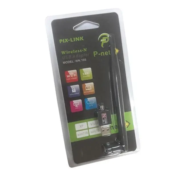 کارت شبکه بی سیم پی نت مدل WN.105 P-net WN.105 N300 USB Adapter - 4