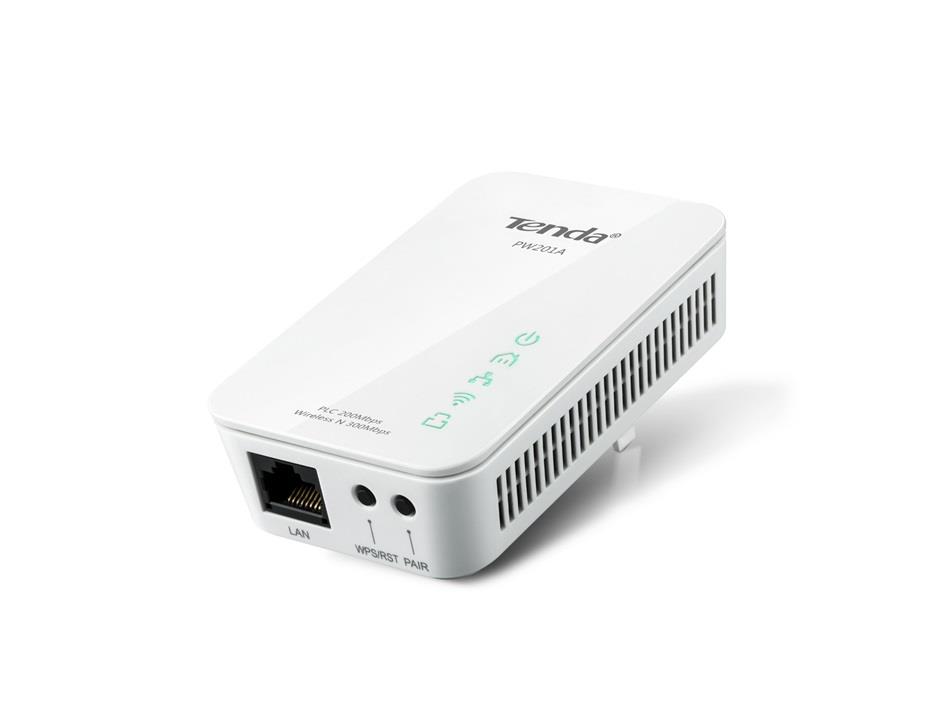 گسترش دهنده اینترنت آداپتوری پاورلاین تندا مدل پی دبلیو 201 ای Tenda PW201A Wireless N300 Powerline Extender