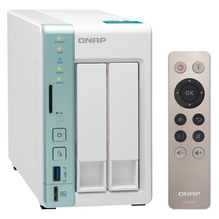 ذخیره ساز تحت شبکه کیونپ مدل تی اس 251 ای QNAP TS-251A-2G 2-Bay NAS