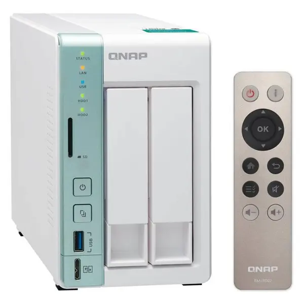 ذخیره ساز تحت شبکه کیونپ مدل تی اس 251 ای QNAP TS-251A-2G 2-Bay NAS - 3