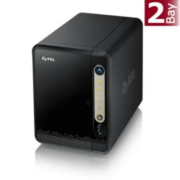 ذخیره ساز تحت شبکه زایکسل مدل ان اس ای 325 وی2 ZyXEL NSA325 v2 2-Bay Power Plus Media Server Network Storage
