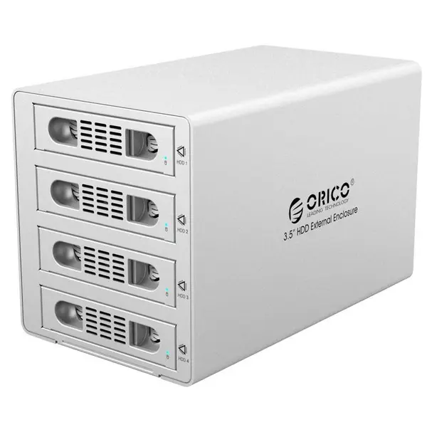 تجهیزات ذخیره سازی 3559RUS3-V1 5Bay ORICO 3559RUS3-V1 Aluminum 3.5 inch SATA2.0 USB 3.0&eSATA External Multi Bay HDD Enclosure - 4