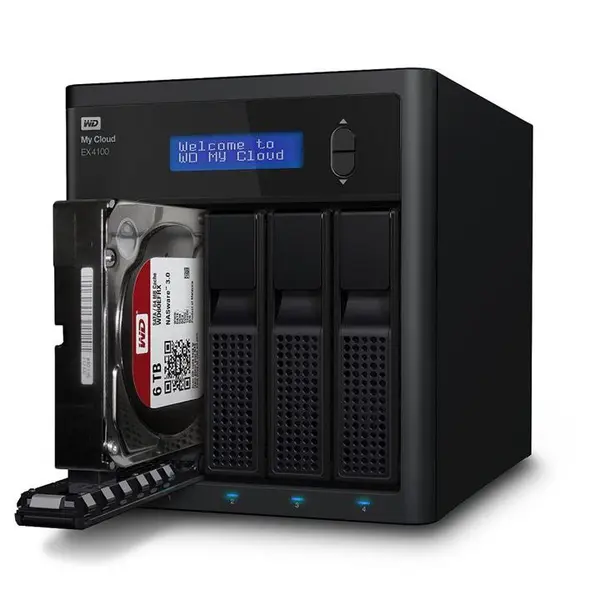 ذخیره ساز تحت شبکه 4Bay وسترن دیجیتال مدل My Cloud EX4100 بدون هارددیسک Western Digital My Cloud EX4100 4-Bay Nas - Diskless - 4