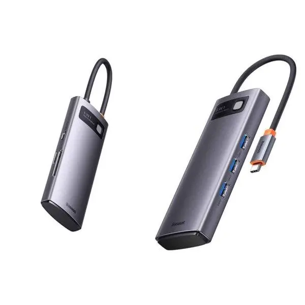 هاب تایپ‌ سی 6 پورت فلزی بیسوس Baseus USB-C Metal Gleam Starjoy Series 6-in-1 Hub WKWG030213