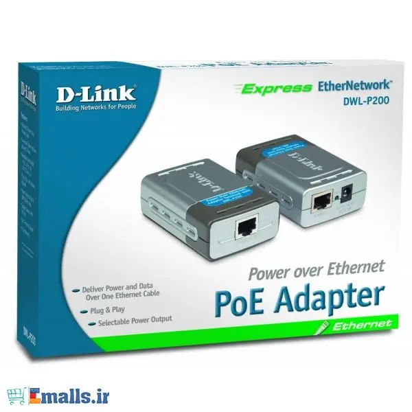 دی لینک آداپتور پی او ای DWL-P200 D-Link Power Over Ethernet Adapter DWL-P200 - 5