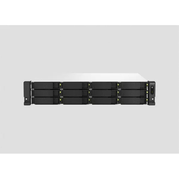 ذخیره ساز تحت شبکه NAS کیو نپ مدل TS-1264U-RP-8G Qnap TS-1264U-RP-8G NAS - 2
