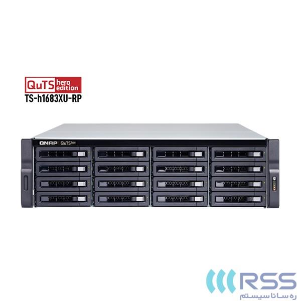 ذخیره ساز تحت شبکه کیونپ Qnap TS-h1683XU-RP-E2236-128G Network Storage: QNAP TS-H1683XU-RP-E2236-128G