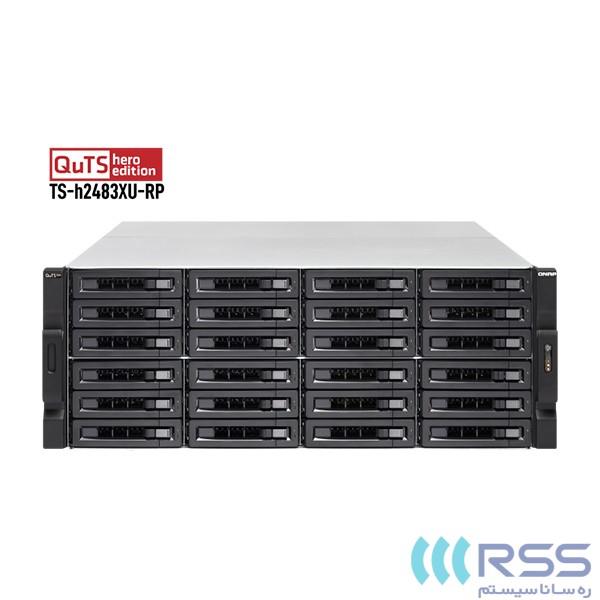 ذخیره ساز تحت شبکه کیونپ Qnap TS-h2483XU-RP-E2236-128G Network Storage: QNAP TS-H2483XU-RP-E2236-128G