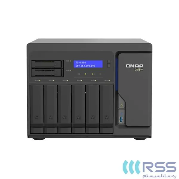 ذخیره ساز تحت شبکه کیونپ Qnap TS-h886-D1622-16G Network Storage: QNAP TS-H886-D1622-16G - 4