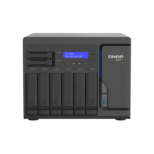 ذخیره ساز تحت شبکه کیونپ Qnap TS-h886-D1622-16G Network Storage: QNAP TS-H886-D1622-16G - 3