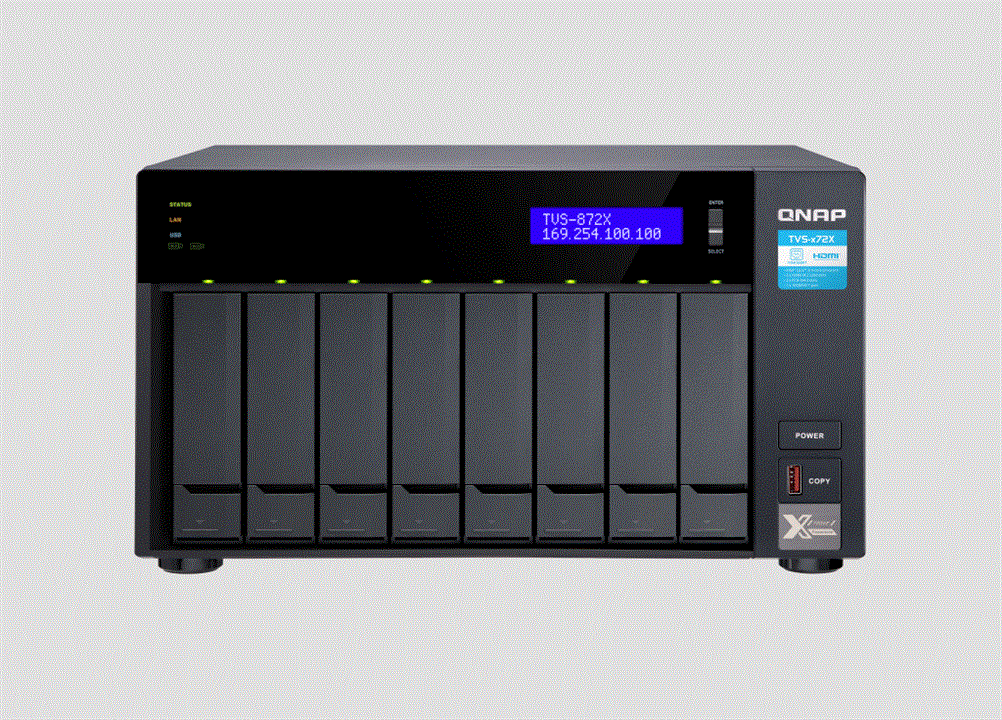 ذخیره ساز QNAP TVS-872X-i3-8G