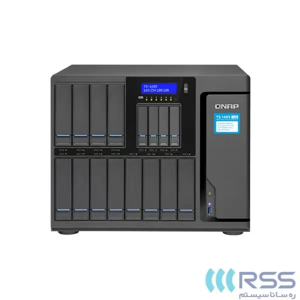 ذخیره ساز تحت شبکه کیونپ Qnap TVS-h1288X-W1250-16G Network Storage: QNAP TVS-H1288X-W1250-16G
