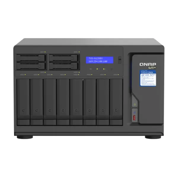ذخیره ساز تحت شبکه کیونپ Qnap TVS-h1288X-W1250-16G Network Storage: QNAP TVS-H1288X-W1250-16G