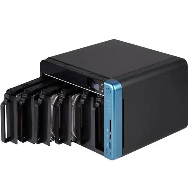 ذخیره ساز تحت شبکه بدون هارد دیسک کیونپ مدل TS-653B QNAP QNAP TS-653B 8GB NAS Storage - 3