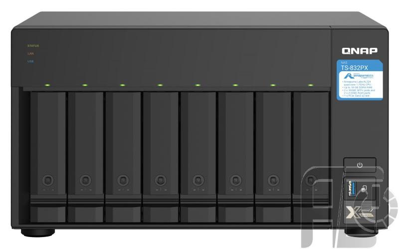 ذخیره‌ساز تحت شبکه کیونپ مدل TS-832PX-4G Network Storage: QNAP TS-832PX-4G