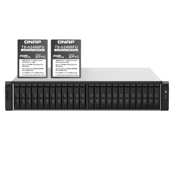 ذخیره ساز تحت شبکه کیونپ مدل TS-h2490FU-7232P-64G - 2