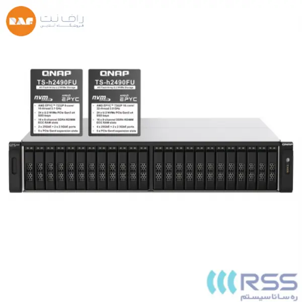 ذخیره ساز تحت شبکه کیونپ مدل TS-h2490FU-7232P-64G - 4