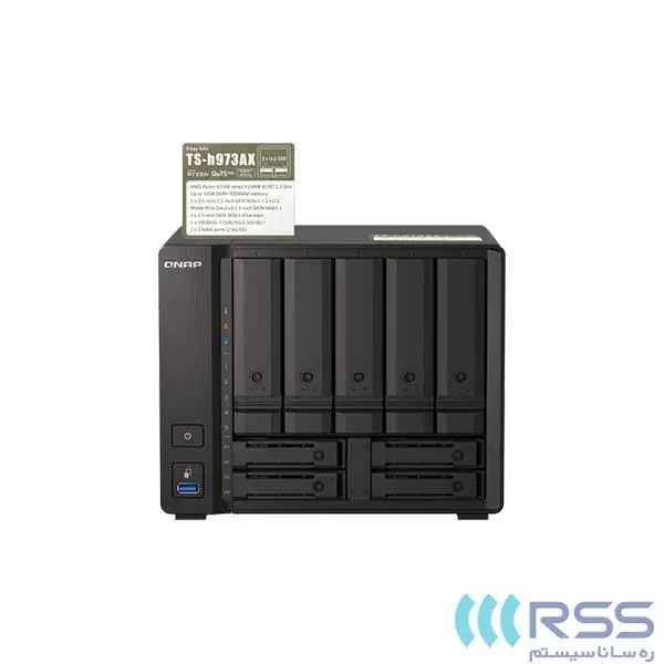 ذخیره‌ ساز تحت شبکه کیونپ مدل TS-h973AX-8G Qnap TS-h973AX-8G Nas Storage