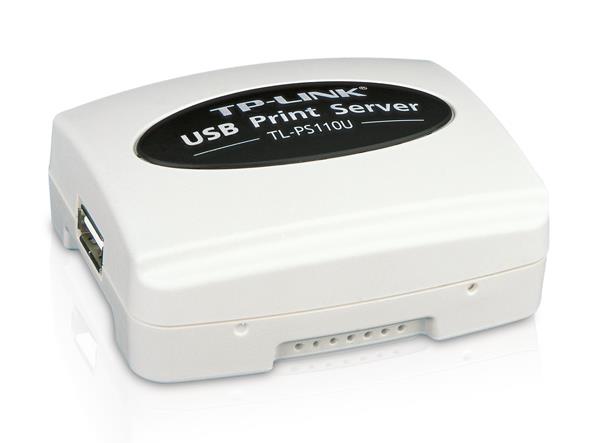 پرینت سرور تک پورت USB2.0 تی پی-لینک TP-LINK TL-PS110U P-LINK Tl-Ps110U Single Usb2.0 Port Fast Ethernet Print Server