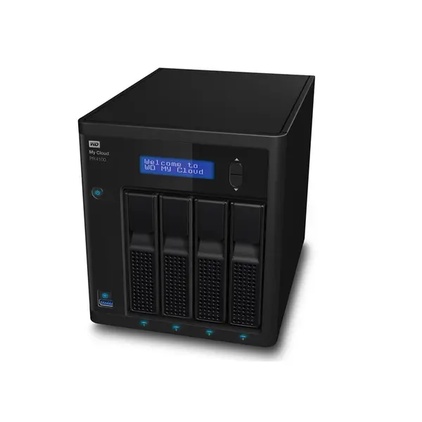 ذخیره ساز تحت شبکه وسترن دیجیتال مدل WD My Cloud PR4100 WDBNFA0240KBK 4-Bay ظرفیت 24 ترابایت Western Digital My Cloud WD My Cloud PR4100 WDBNFA0240KBK 4-Bay NAS - 24TB - 4