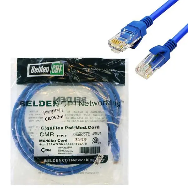 کابل شبکه بلدن 20 متری Cat 6 Belden CAT6 UTP Network Patch Cable 20m - 5