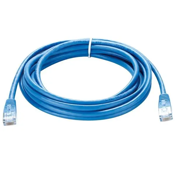 کابل شبکه 2 متری CAT5E آبی رنگ دی-لینک مدل NCB-5EUBLUR1-2 D-Link NCB-5EUBLUR1-2 CAT5E UTP 24AWG Patch Cord 2M,PLUG 30U - 2
