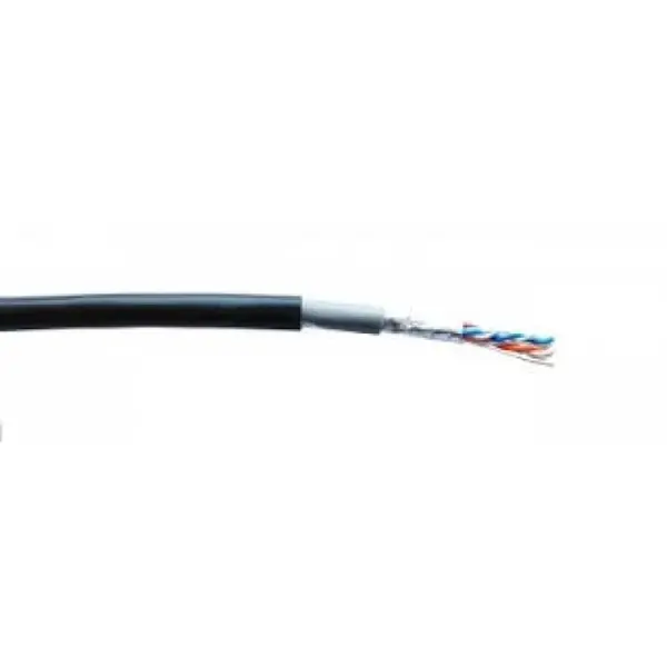 کابل شبکه دی لینک رول 305 متری کت 5E دارای فویل و با روکش پی وی سی D-Link NCB-C6FOBLR-305 Cat6 23AWG FTP Outdoor Network Cable Roll 305M - 3