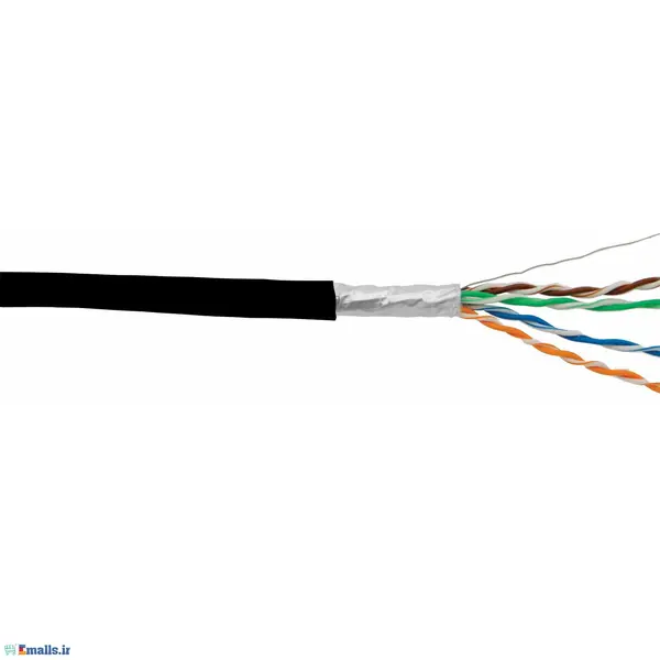 کابل شبکه دی لینک رول 305 متری کت 5E دارای فویل و با روکش پی وی سی D-Link NCB-C6FOBLR-305 Cat6 23AWG FTP Outdoor Network Cable Roll 305M - 5