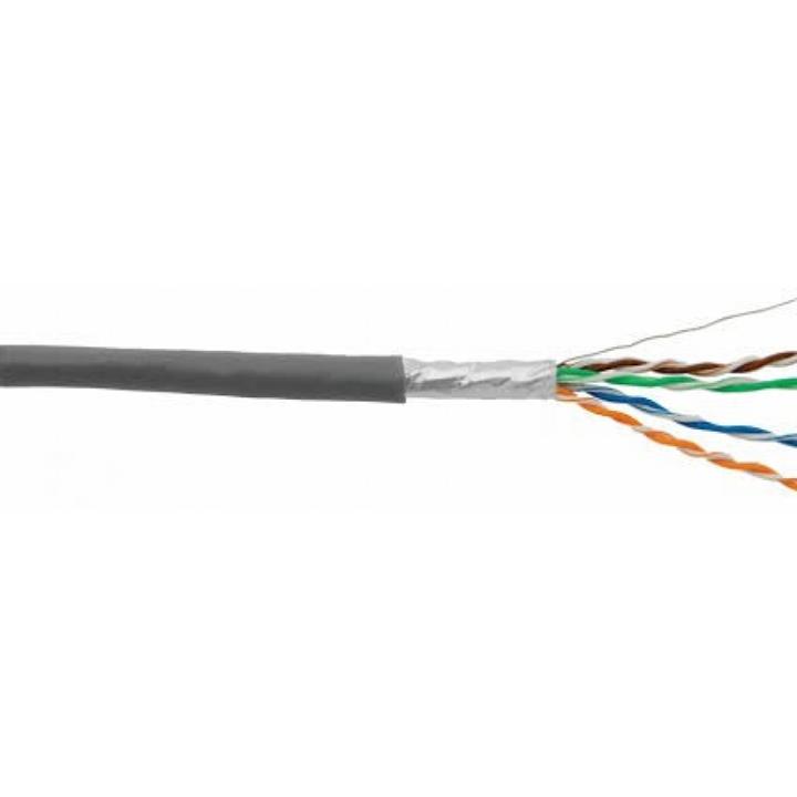کابل شبکه دی لینک رول 305 متری کت 5E دارای فویل و با روکش پی وی سی D-Link NCB-C6FOBLR-305 Cat6 23AWG FTP Outdoor Network Cable Roll 305M