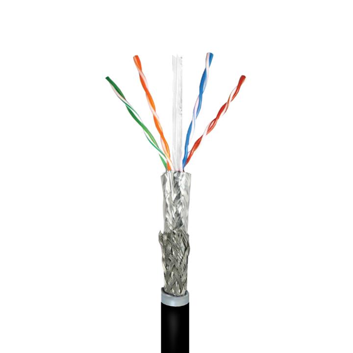 کابل شبکه کی نت 305 متری کت 6 به طول 305 متر Knet K-N2001 CAT6 SFTP Outdoor Network Cable 305M