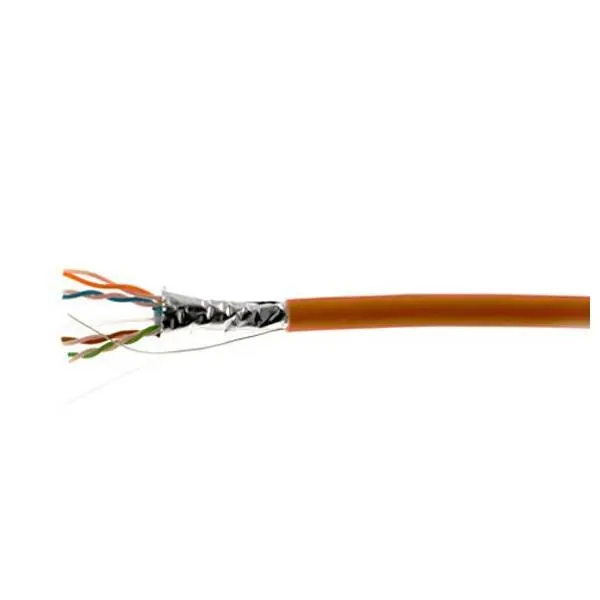 کابل شبکه غلاف دار 500 متری نکسنز مدل N100.632 کت 6 Nexans N100.632 Cat6 SF/UTP LSZH 500M Network Cable