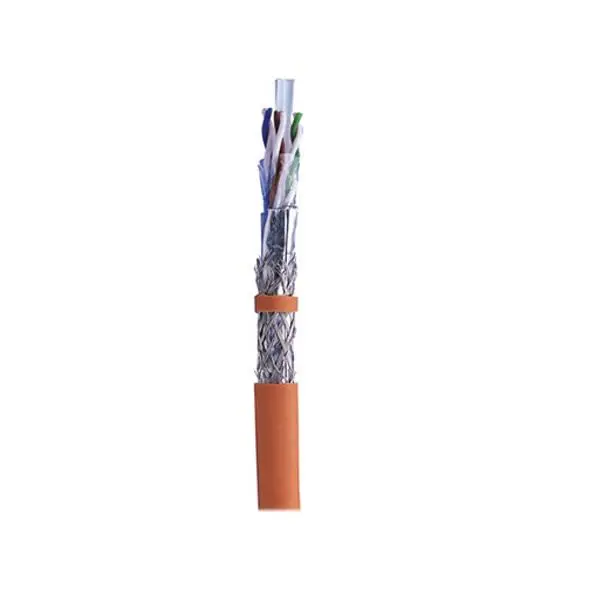 کابل شبکه غلاف دار 500 متری نکسنز مدل N100.632 کت 6 Nexans N100.632 Cat6 SF/UTP LSZH 500M Network Cable