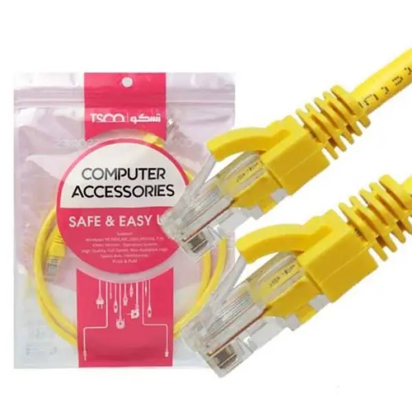 کابل شبکه کات 5 تسکو 1 متر tsco cat 5 1 m - 3