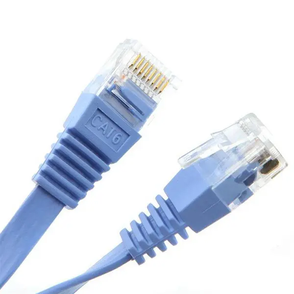 کابل شبکه 5 متری CAT6 زرد رنگ دی-لینک مدل NCB-C6UYELF1-5 D-Link NCB-C6UYELF1-5 5M Category 6 UTP Flat Patch Cord - 4