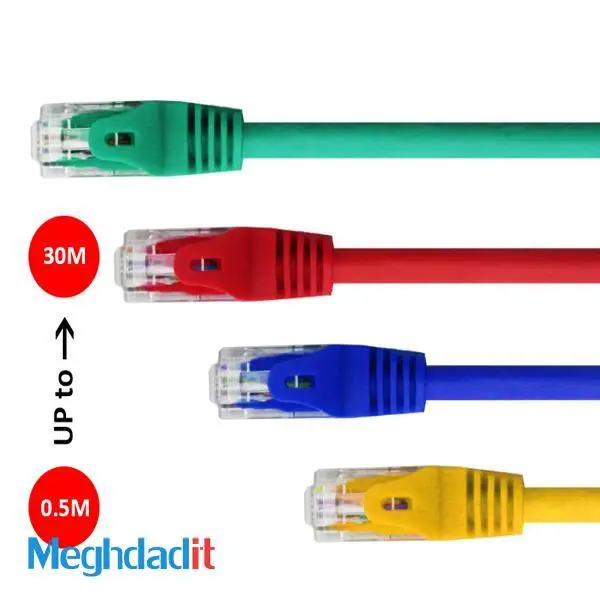 کابل شبکه پچ کورد کی نت نیم متری کت 6 K-N1022 Knet K-N1022 CAT6 UTP Network Patch Cord 0.5M - 3