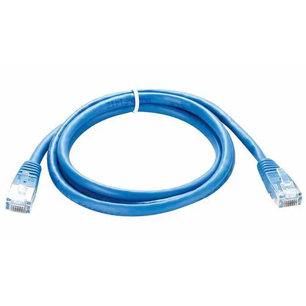 کابل شبکه یک متری CAT5E دی-لینک مدل NCB-5EUBLUR1-1 D-Link NCB-5EUBLUR1-1 CAT5E UTP 24AWG Patch Cord 1M, PLUG 30U - 5