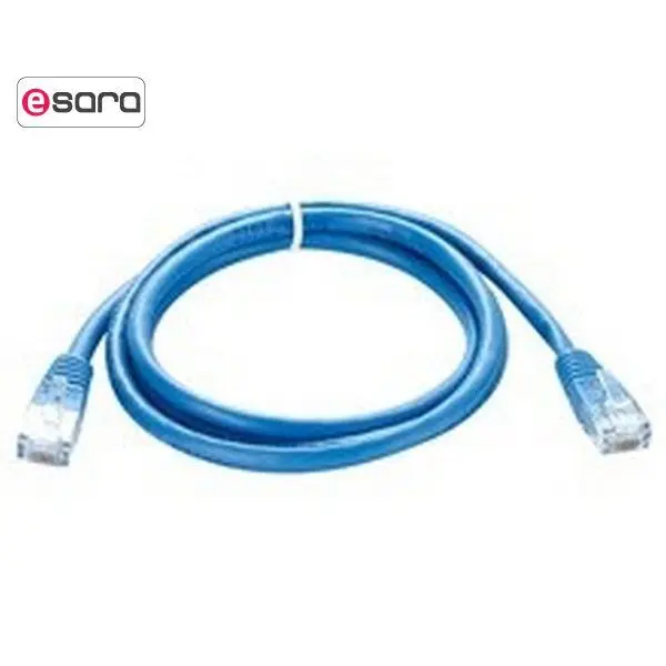 کابل شبکه یک متری CAT5E دی-لینک مدل NCB-5EUBLUR1-1 D-Link NCB-5EUBLUR1-1 CAT5E UTP 24AWG Patch Cord 1M, PLUG 30U - 2