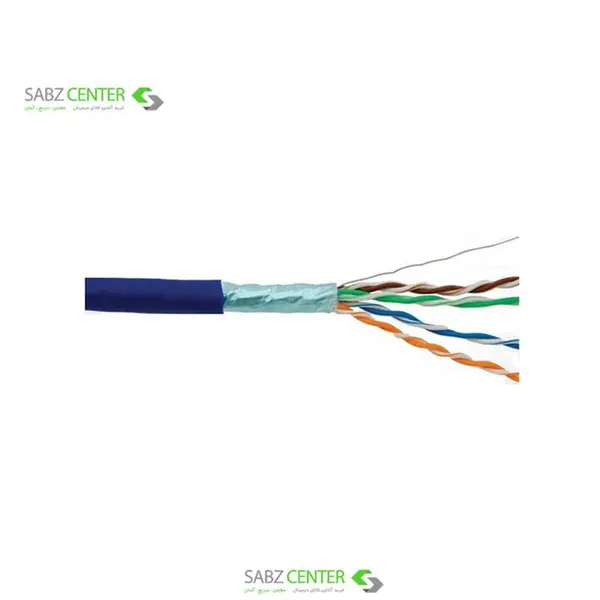دی لینک کابل شبکه CAT5E دارای فویل با روکش پی وی سی NCB-5ESBLUR-305 D-Link NCB-5ESBLUR-305 CAT5E STP 24AWG Solid 305M - 3