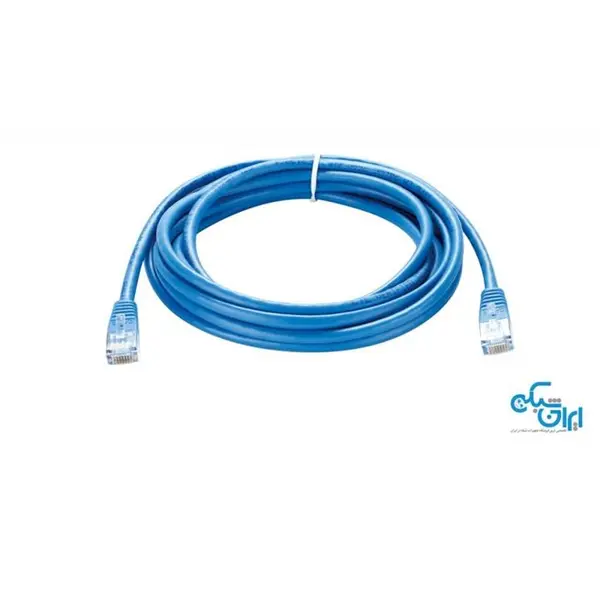 دی لینک پچ کورد آبی CAT5E بدون شیلد با روکش پی وی سی NCB-5EUBLUR1-3 D-Link NCB-5EUBLUR1-3 CAT5E UTP 24AWG Patch Cord:3M,PLUG 30U - 4