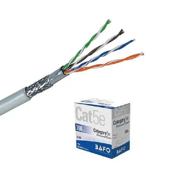 کابل شبکه بلدن Cat5e SFTP CCA روکش PVC حلقه 305 متری آلومینیوم روکش مس - 3