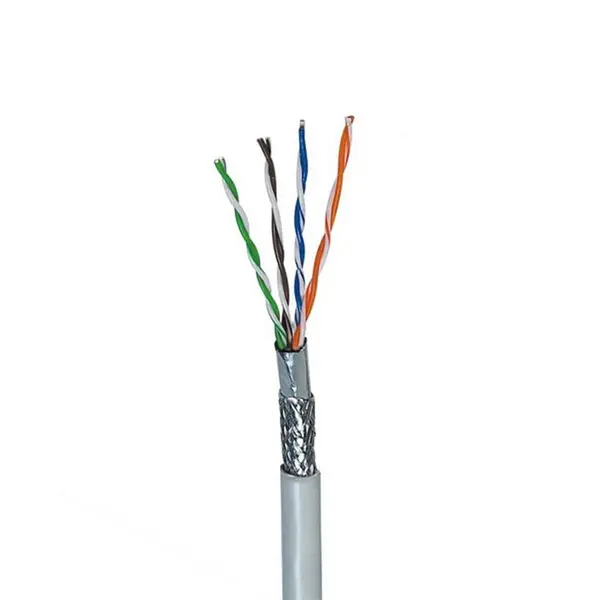 کابل شبکه بلدن Cat5e SFTP CCA روکش PVC حلقه 305 متری آلومینیوم روکش مس - 5