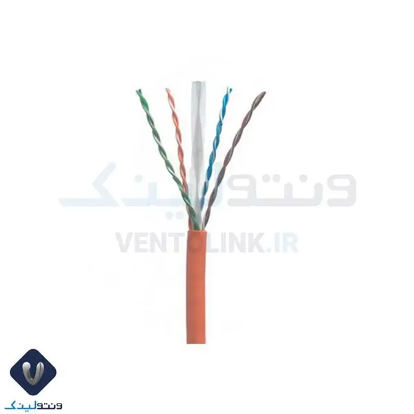 کابل شبکه نگزنس Cat5e SFTP تمام مس تست فلوک پرمننت روکش LSZH حلقه 500 متری 