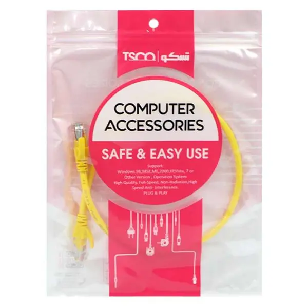 کابل شبکه CAT5 UTP تسکو TNC 505 به طول 50 سانتیمتری - 2