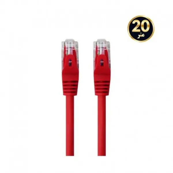 کابل شبکه CAT6 کی نت به طول 20 متر patch cord cat6 utp 20m K.net - 4