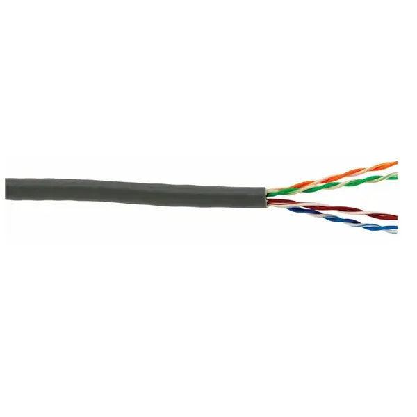 رول کابل شبکه Cat 6 بدون شیلد سایز 24AWG دی-لینک مدل NCB-C6UGRYR-305-24 طول 305 متر D-Link NCB-C6UGRYR-305-24 Cat 6 24AWG UTP Network Cable Roll - 305M